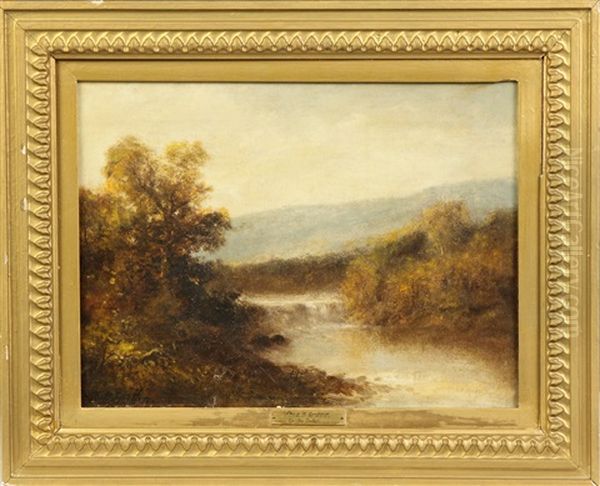 On The Delaware Oil Painting by Thomas Bailey Griffin