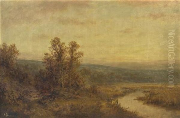 Bend In The Stream Oil Painting by Thomas Bailey Griffin