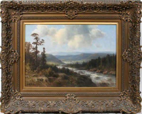 Rapids Oil Painting by Thomas Bailey Griffin