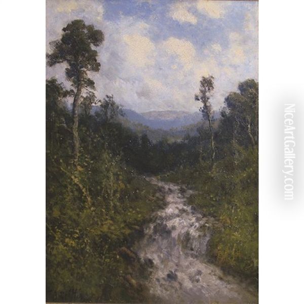 The Babbling Brook Oil Painting by Thomas Bailey Griffin