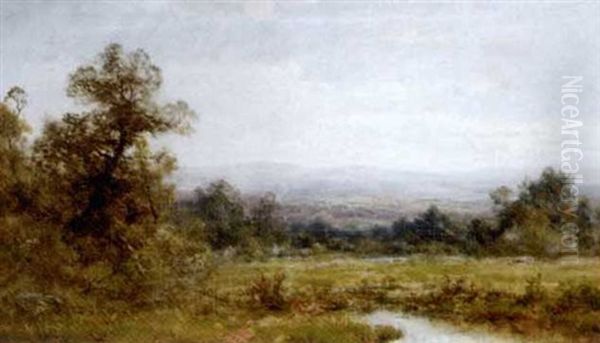 Pastoral Landscape Oil Painting by Thomas Bailey Griffin