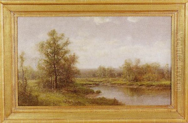 Landscape With Meandering Stream by Thomas Bailey Griffin