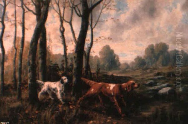 On The Scent Oil Painting by Thomas Bailey Griffin