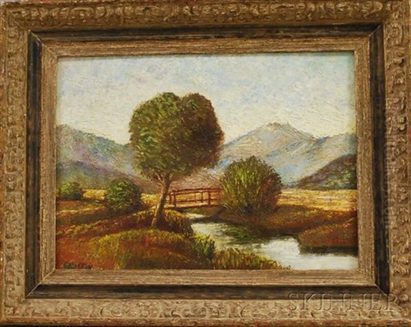 Landscape In Late Summer Oil Painting by Walter Griffin