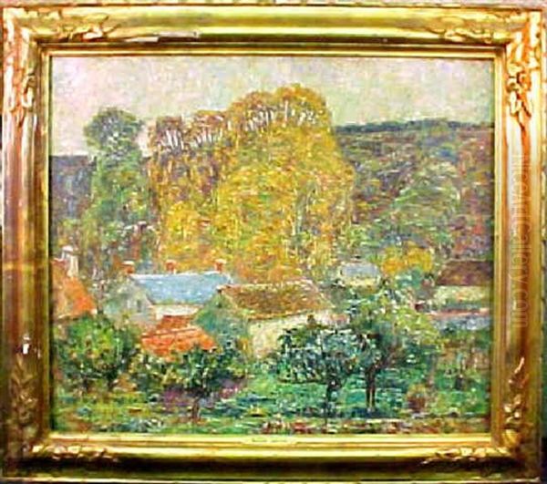 The Orchard At Borgnesville Oil Painting by Walter Griffin