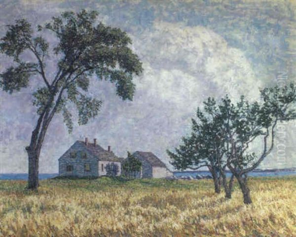 The Antique House, Ram Island Farm, Cape Elizabeth Oil Painting by Walter Griffin