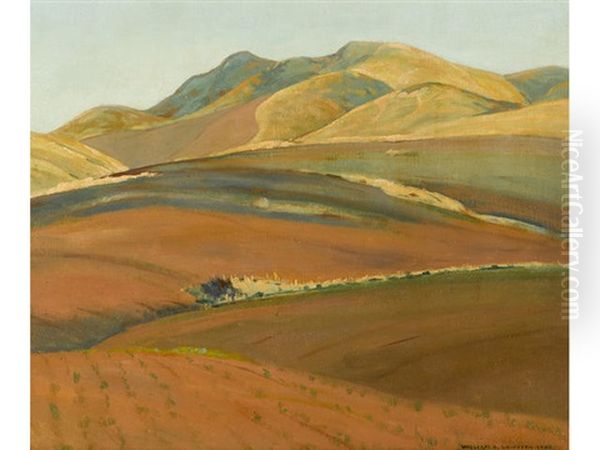 Barley Fields, Irvine Ranch Oil Painting by William Alexander Griffith