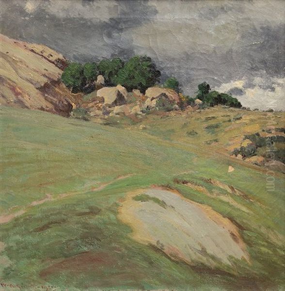 Coming Storm (santa Ana, California) Oil Painting by William Alexander Griffith