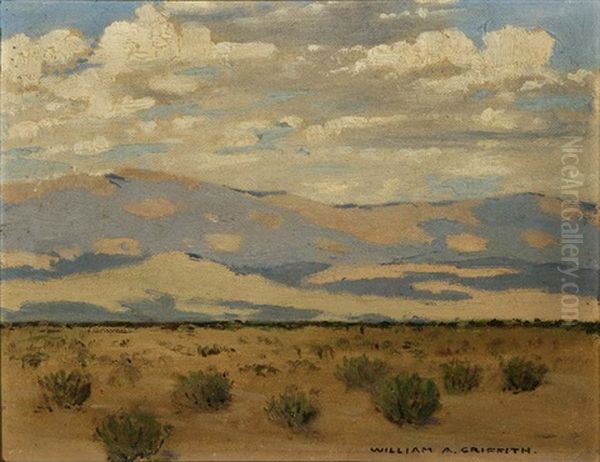 Desert Oil Painting by William Alexander Griffith