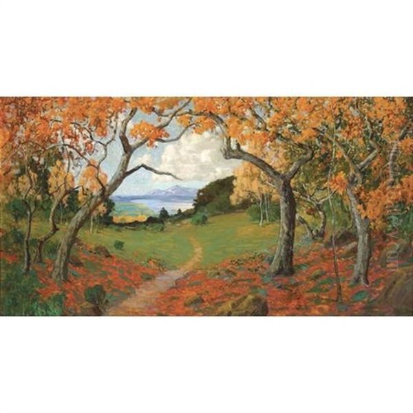 The Colors Of Fall Oil Painting by William Alexander Griffith