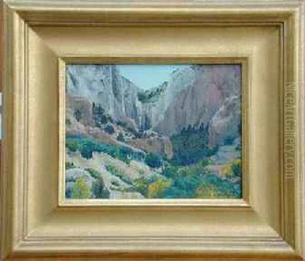 Canyon Landscapes Oil Painting by William Alexander Griffith