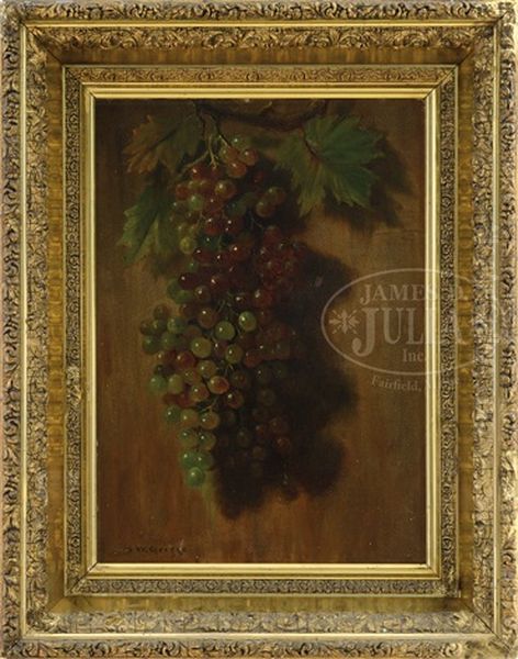 Still Life With Grapes Oil Painting by Samuel W. Griggs