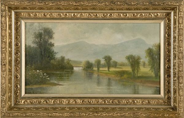 White Mountain Landscape Oil Painting by Samuel W. Griggs