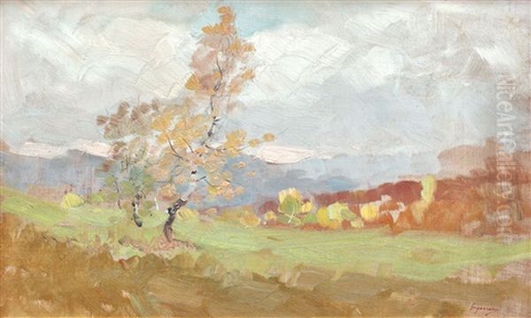 Peisaj De Pe Valea Doftanei Oil Painting by Nicolae Grigorescu