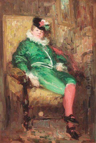 Green Ball Costume by Nicolae Grigorescu