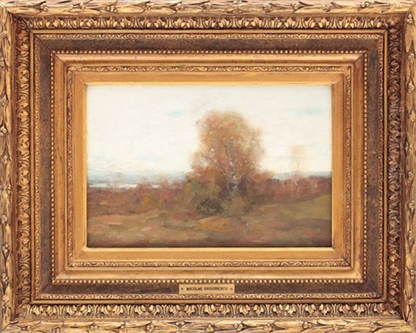 Autumn Landscape Oil Painting by Nicolae Grigorescu