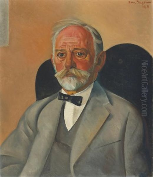 Portrait Of A Gentleman Oil Painting by Boris Dmitrievich Grigoriev