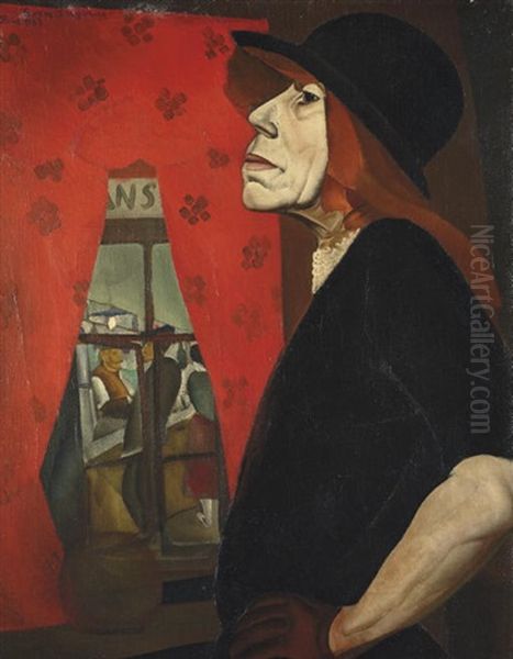 The Harlot Of Marseilles Oil Painting by Boris Dmitrievich Grigoriev