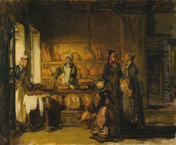 La Boulangerie Des Hospices De Beaune Oil Painting by Joseph Bail