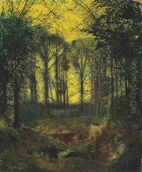 Golden Glory Oil Painting by John Atkinson Grimshaw