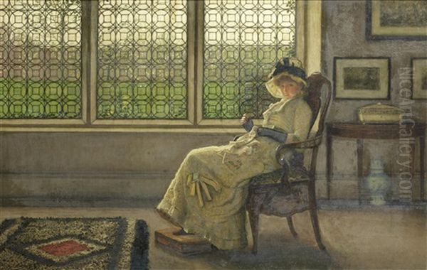 Mistress Dorothy Oil Painting by John Atkinson Grimshaw