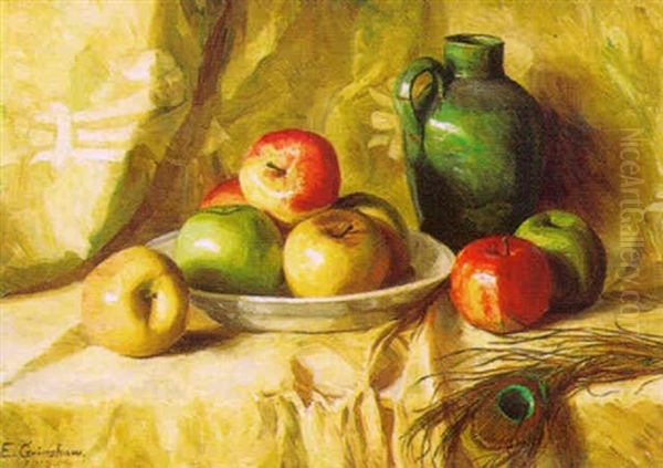 Nature Morte Aux Pommes Oil Painting by Emma Grimshow