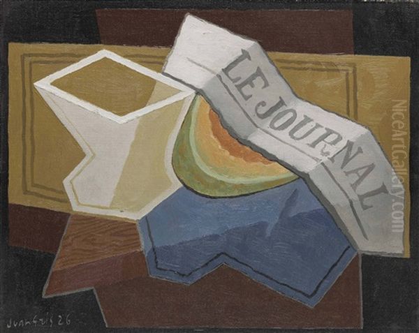 La Tranche De Melon Oil Painting by Juan Gris