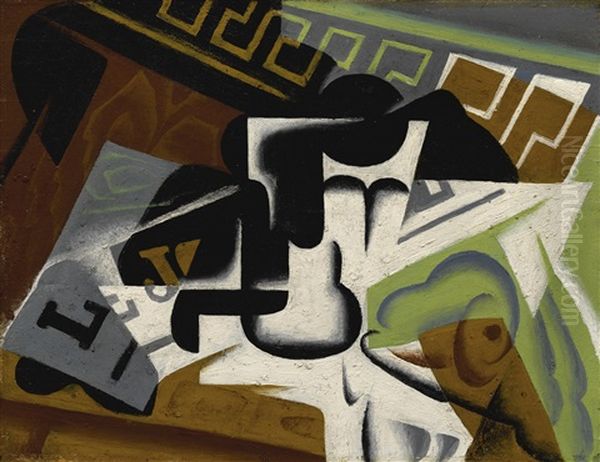 Journal Et Compotier by Juan Gris