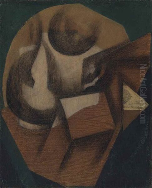 La Tasse Oil Painting by Juan Gris