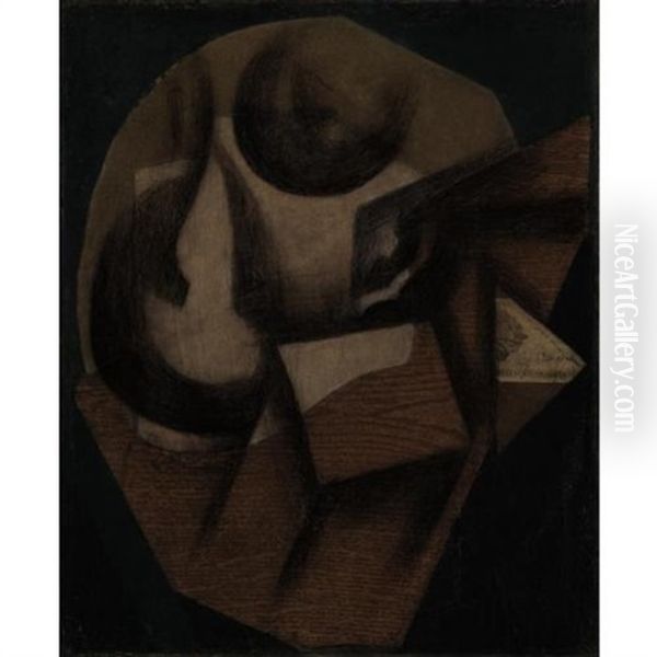 La Tasse Oil Painting by Juan Gris