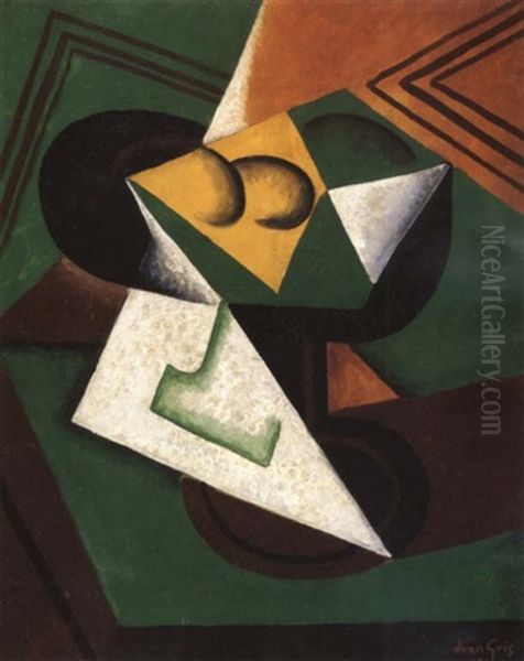 Le Compotier Oil Painting by Juan Gris