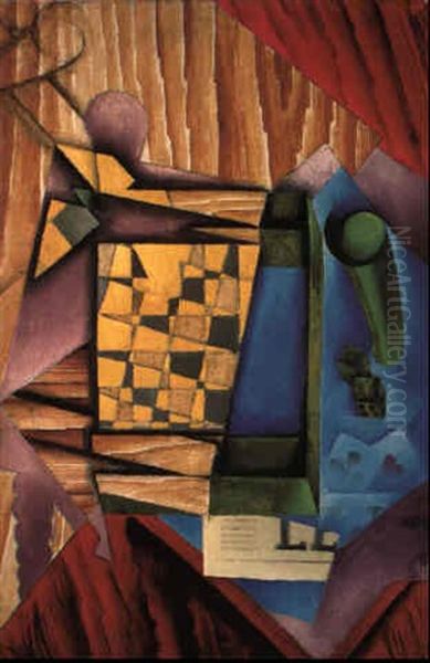 Le Jacquet Oil Painting by Juan Gris