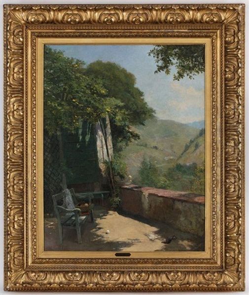 La Pelotte Oil Painting by Francois Adolphe Grison