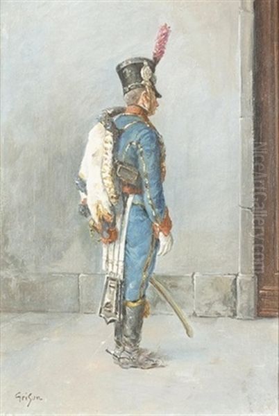 Billet De Logement Oil Painting by Francois Adolphe Grison