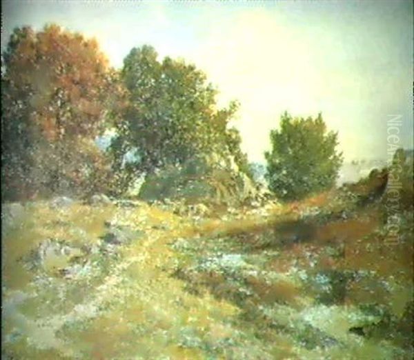 A La Plaine Aux Rocailles Oil Painting by Francois Adolphe Grison