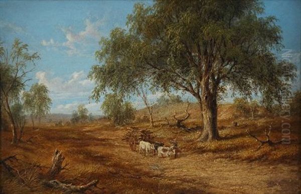 Yan Yean Landscape Oil Painting by Henry C. Gritten