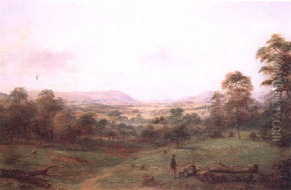 Yarra Valley Oil Painting by Henry C. Gritten