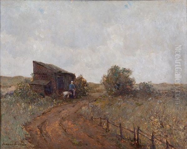 Laatste Verjaardag In Audersbuis Oil Painting by Hermann Grobe