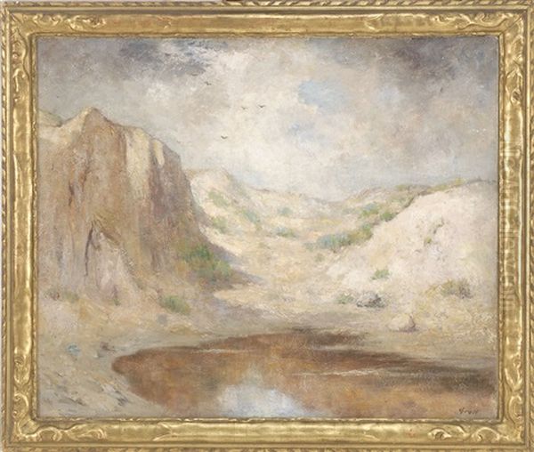 Mountain Pool Oil Painting by Albert Lorey Groll