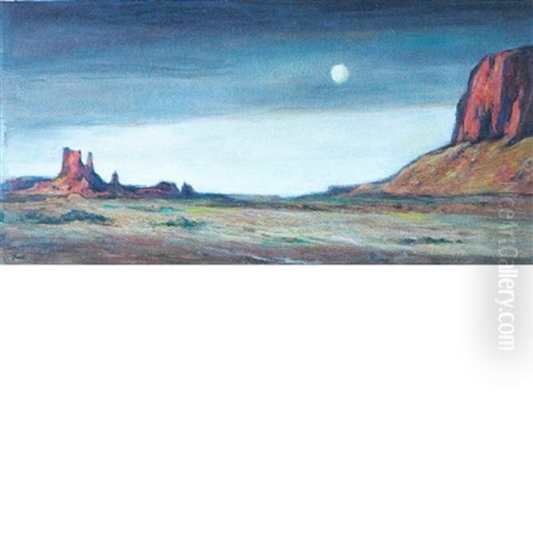 Monument Valley Oil Painting by Albert Lorey Groll