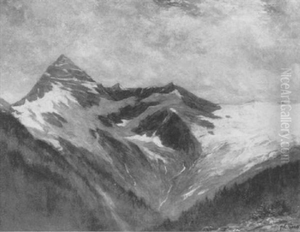 Mt. Sir Donald And Great Glacier Oil Painting by Albert Lorey Groll