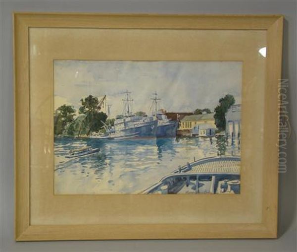 Part Of The Mosquito Fleet Oil Painting by Vernon Howe Bailey