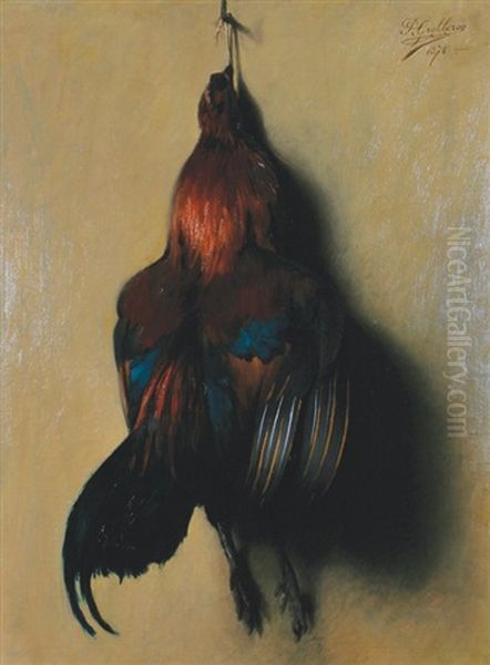 Grouse Oil Painting by Paul (Louis Narcisse) Grolleron