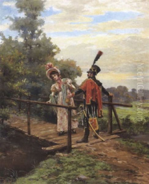 The Toll Oil Painting by Paul (Louis Narcisse) Grolleron