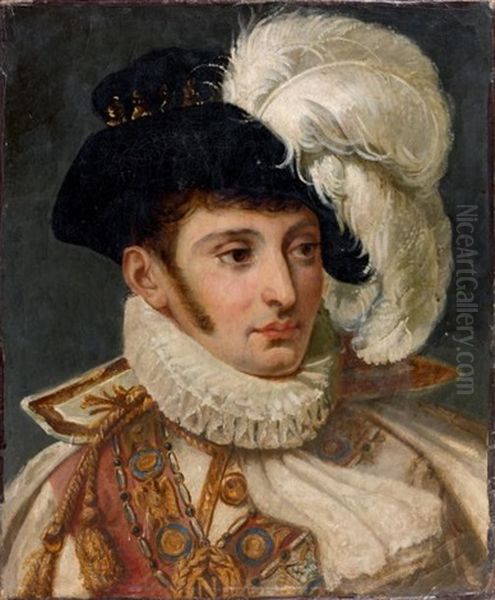 Portrait De Jerome Bonaparte, Roi De Westphalie by Antoine Jean (Baron Gros) Gros