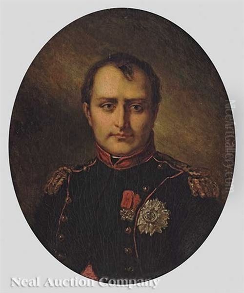 Napoleon I, Emperor Of The French Oil Painting by Antoine Jean (Baron Gros) Gros