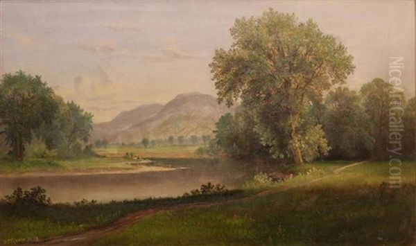 Landscape, 1873 Oil Painting by Daniel Charles Grose