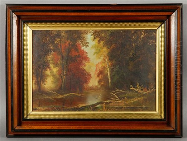 Fall Landscape Oil Painting by Daniel Charles Grose