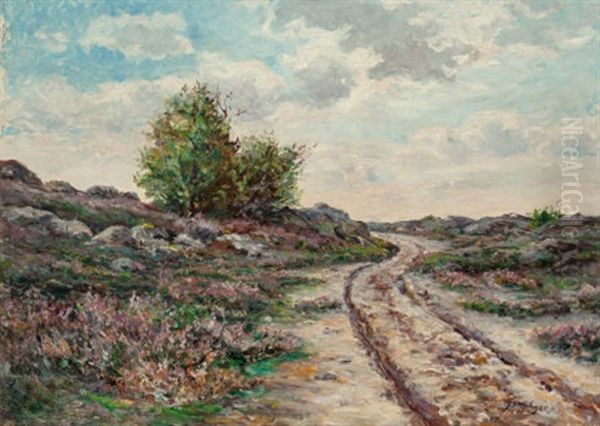 Old Road Cimiez, Nice Oil Painting by Peter Alfred Gross