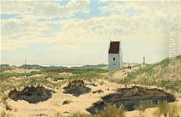 The Sand-buried Church Oil Painting by Vilhelm Groth